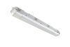 Réglette étanche TALLINN IP65 Grise 60cm 2 tubes verre LED T8 (2x900lm) 4000K 25000h - FIN DE SERIE